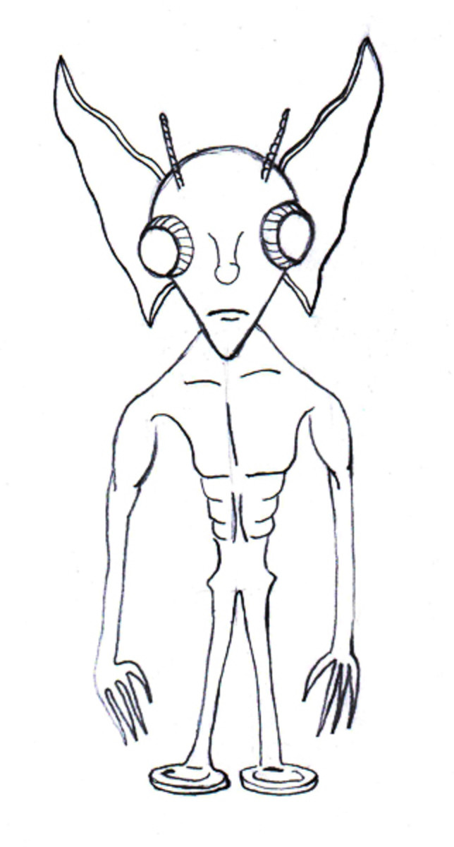 The Sutton Alien - Sketch