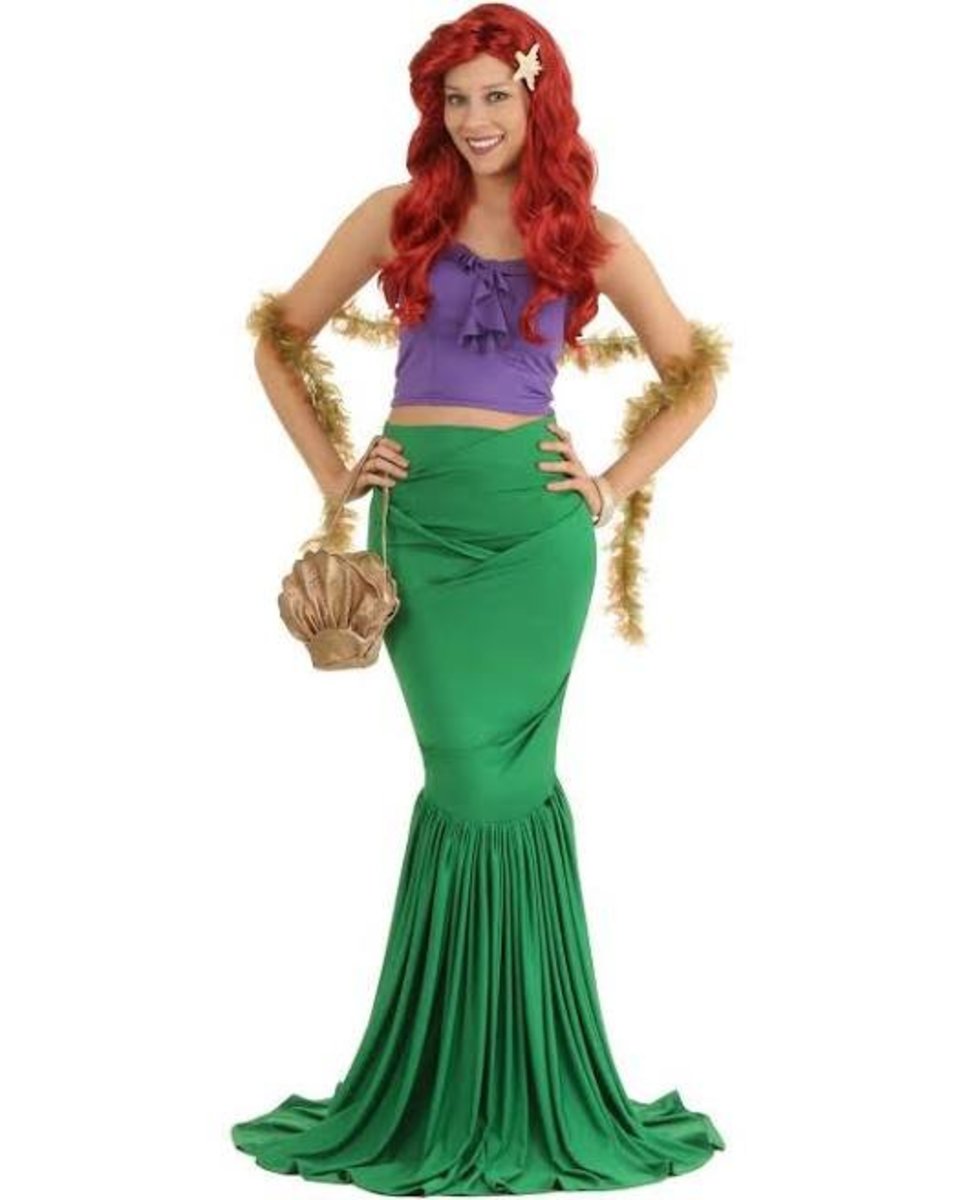 This is the cutest mermaid costume I found that was also not revealing. It's from HalloweenCostumes.com