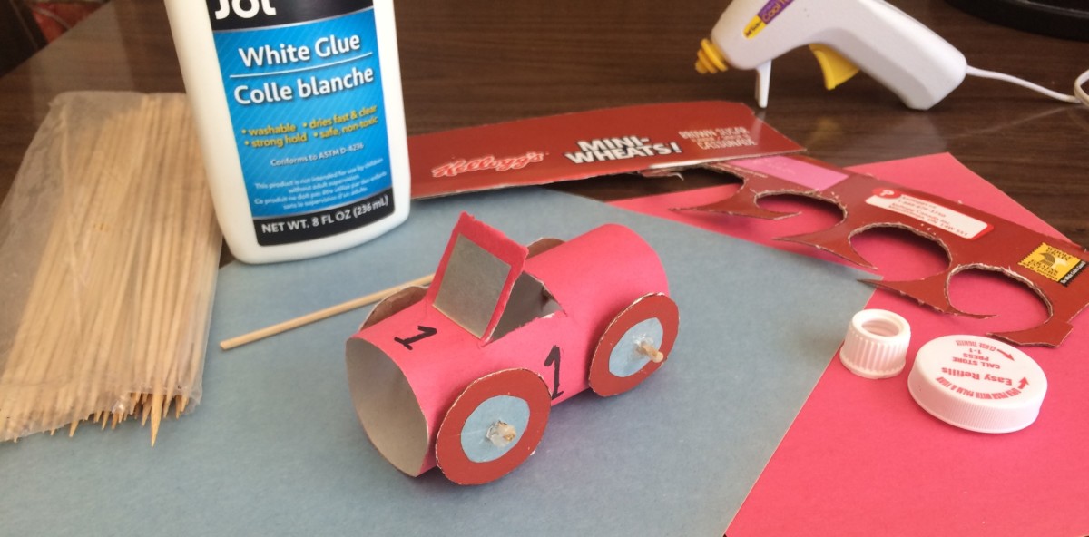 Toilet Paper Roll Crafts: How to Make a Car