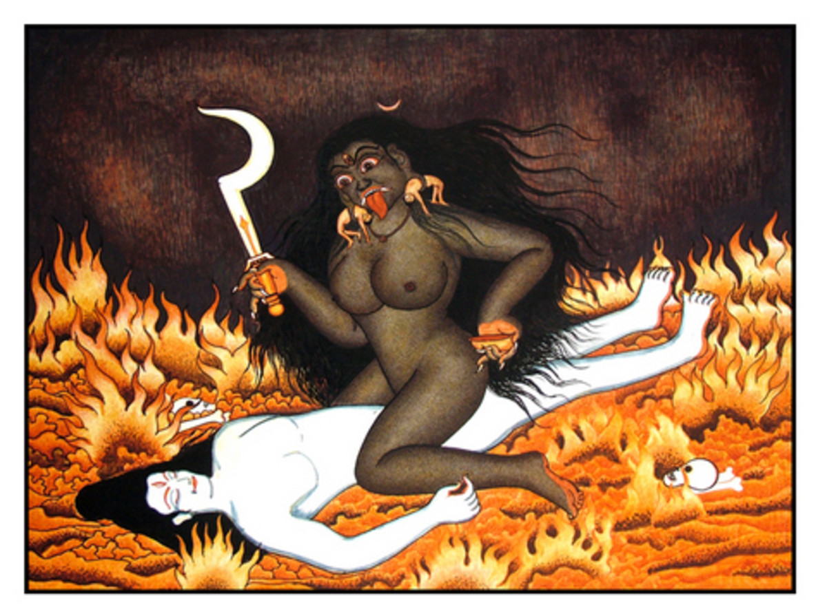 Hindu god nude