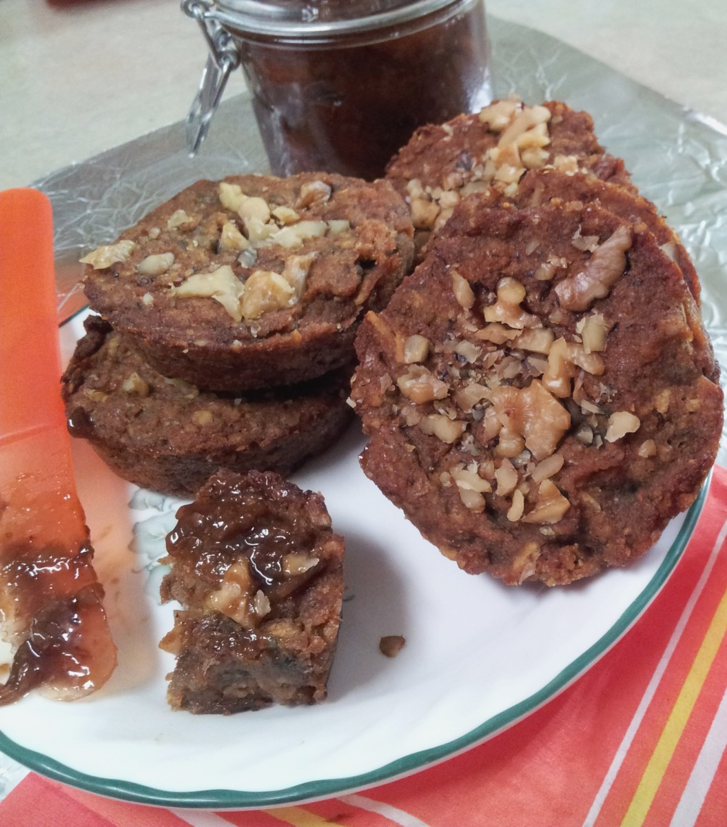 Delicious, Healthy Mini-Carrot Cakes- vegan (no eggs, no dairy) and gluten-free