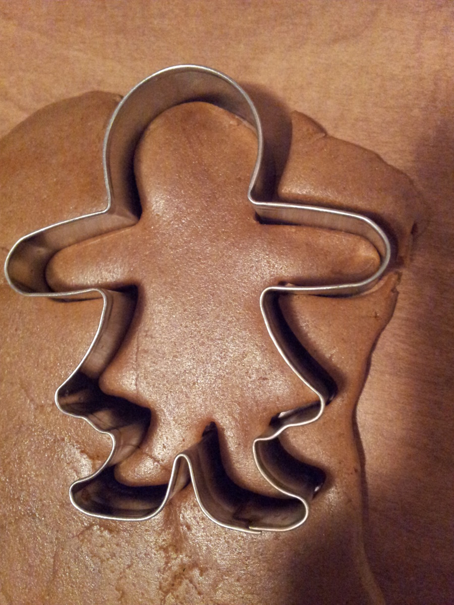 Cut your shapes with cookie cutters.