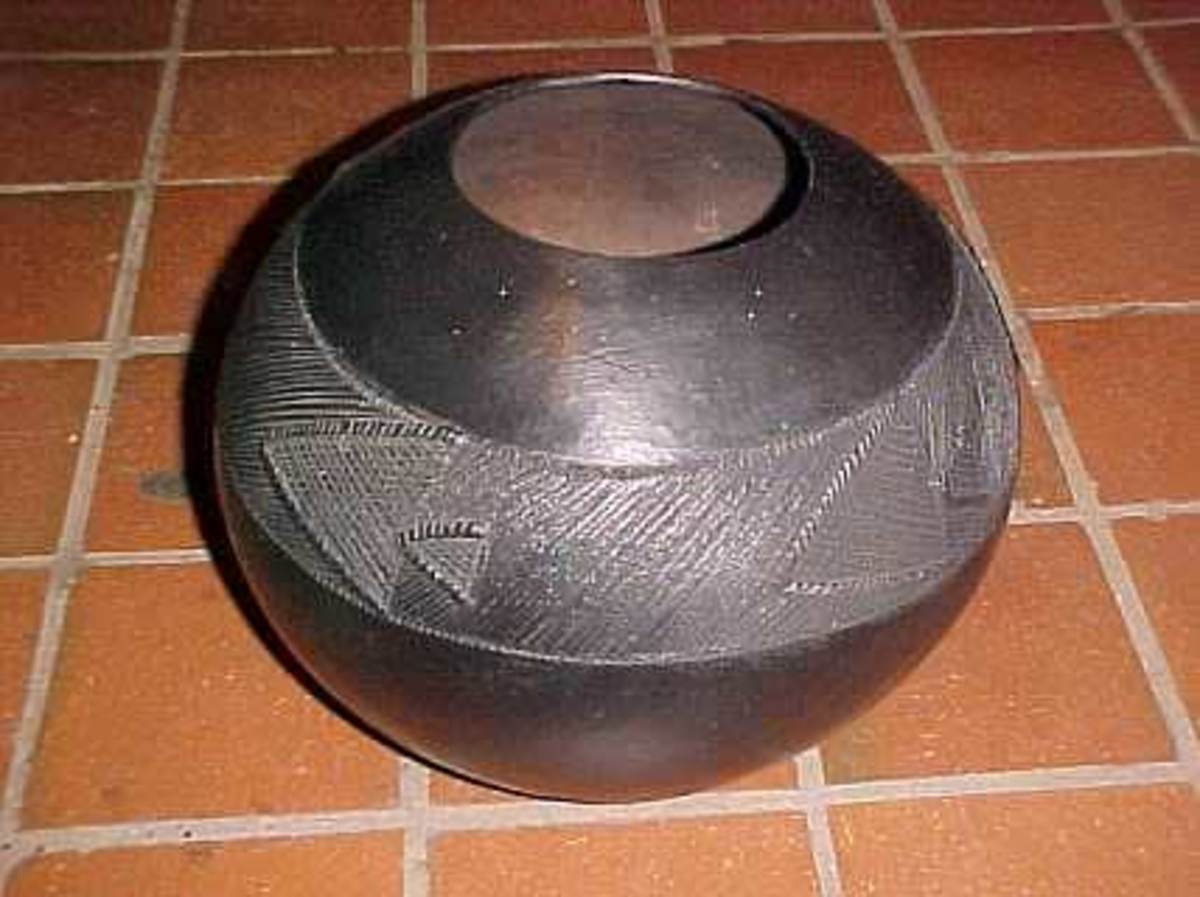 Traditional Zulu home-Made Beer Pot