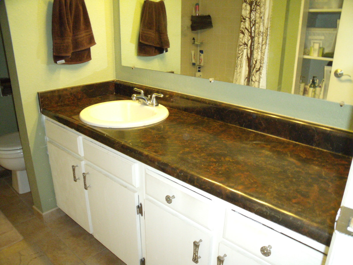 How to Replace a Bathroom Countertop with Granite Tile HubPages
