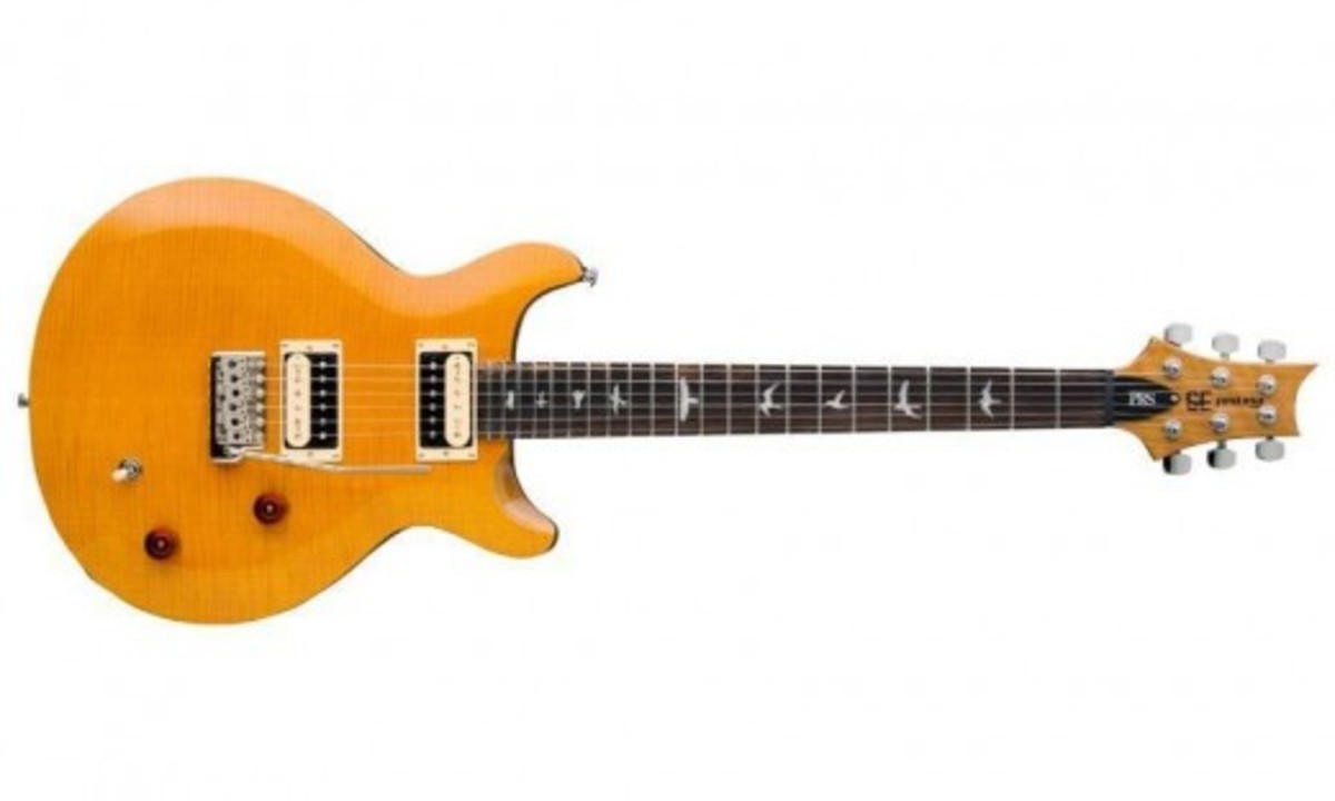 The PRS SE Santana guitar. 