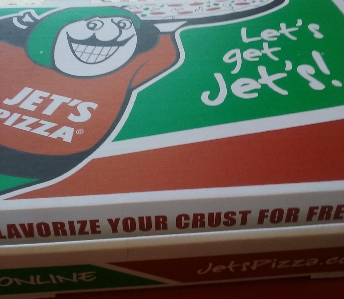 JET'S PIZZA box