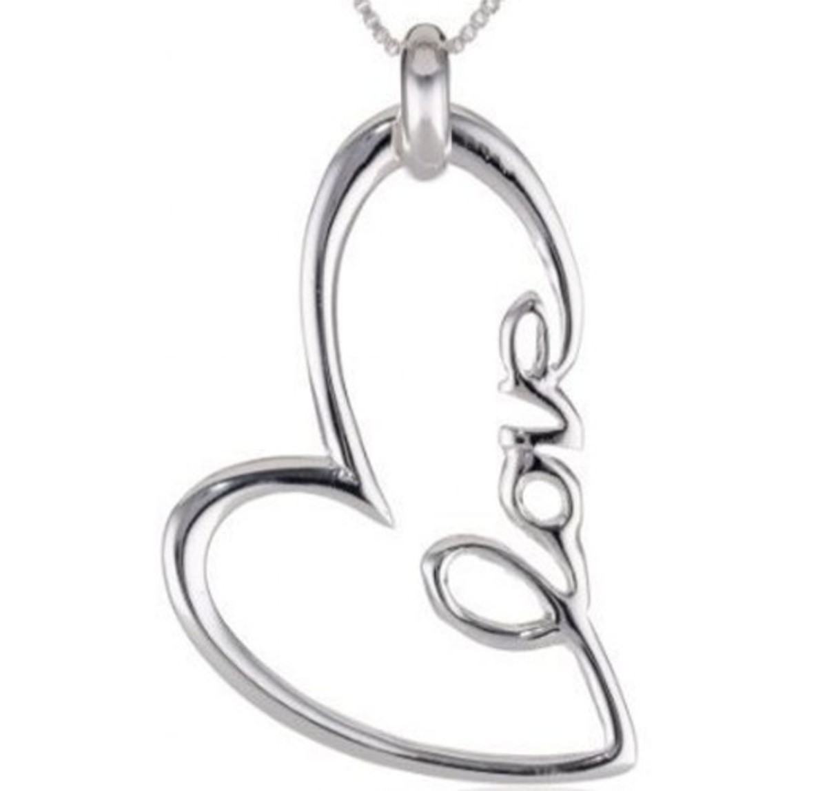 Sterling Silver Love Heart Photo 