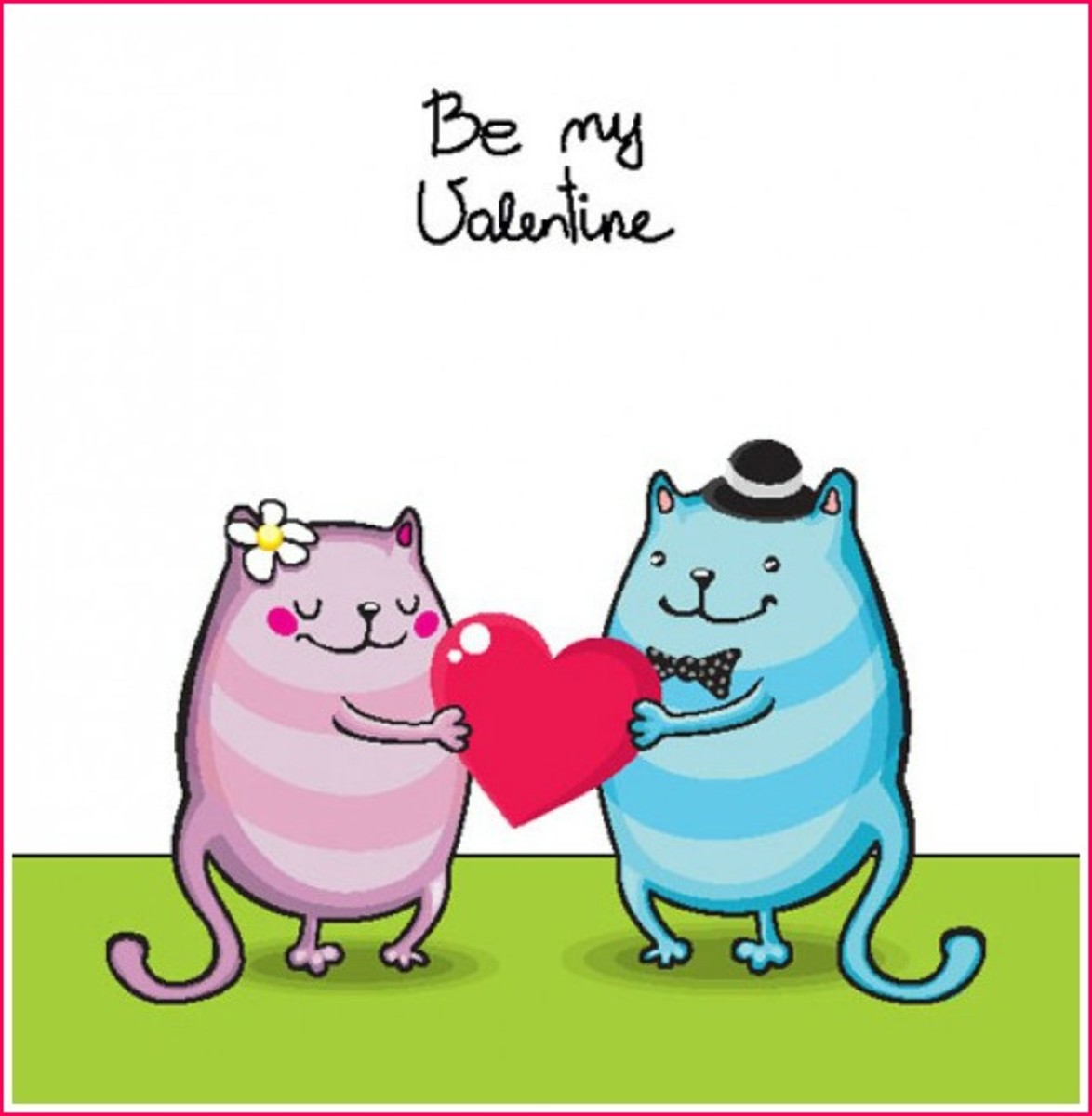 Be my Valentine with Cats