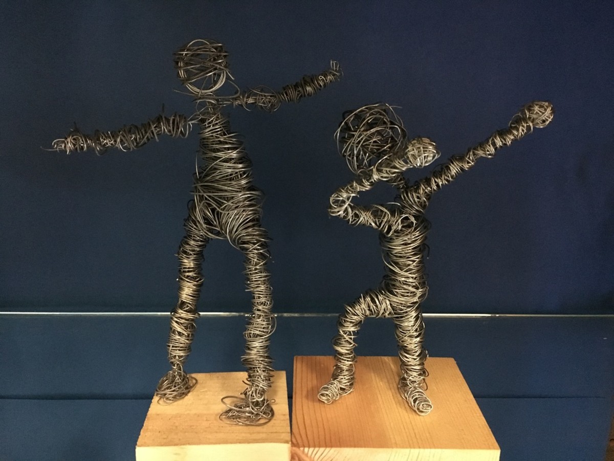 Suji Wire Art: a project for kids and adults