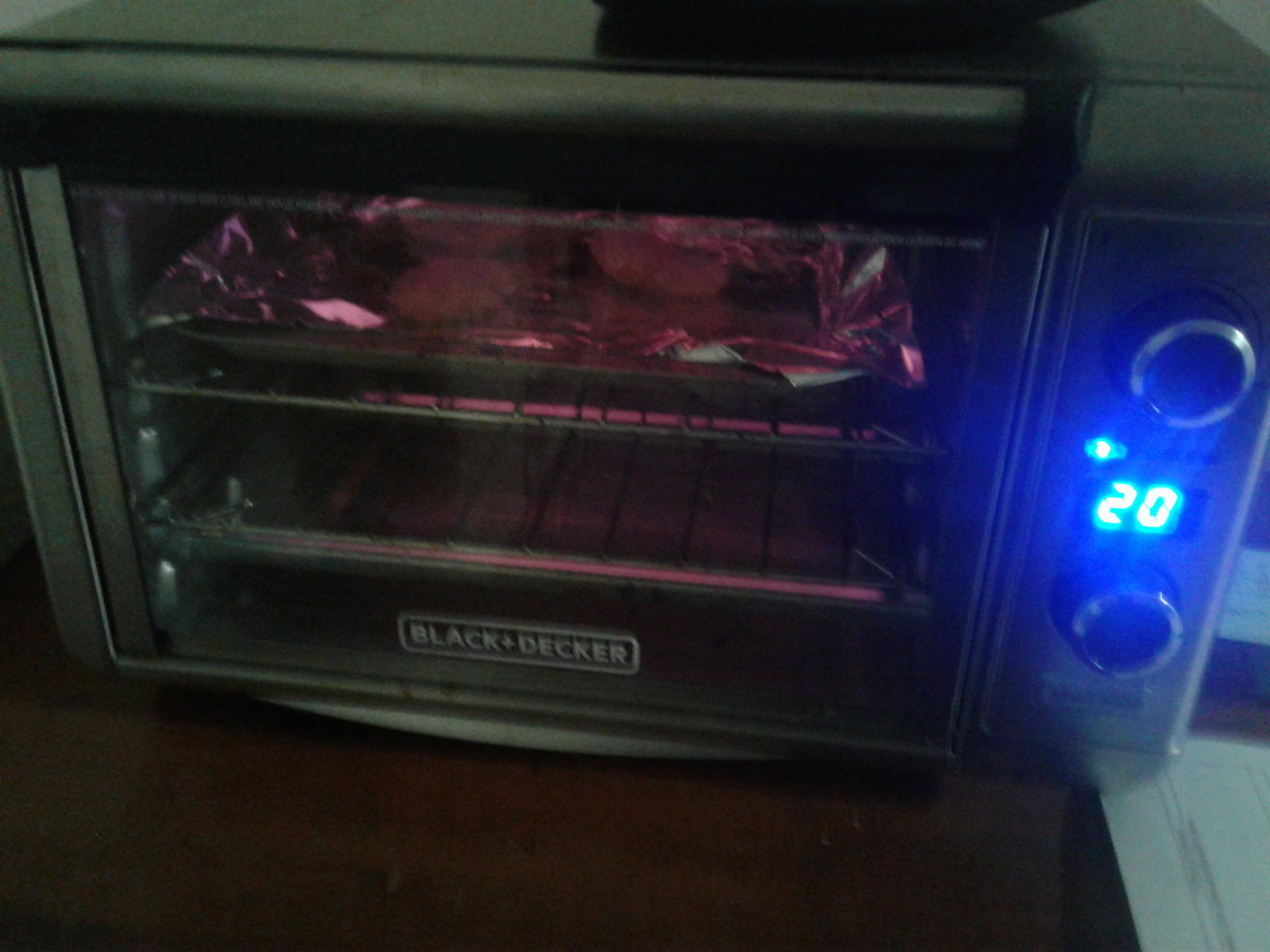 I like my trusty toaster oven.  Very convenient.
