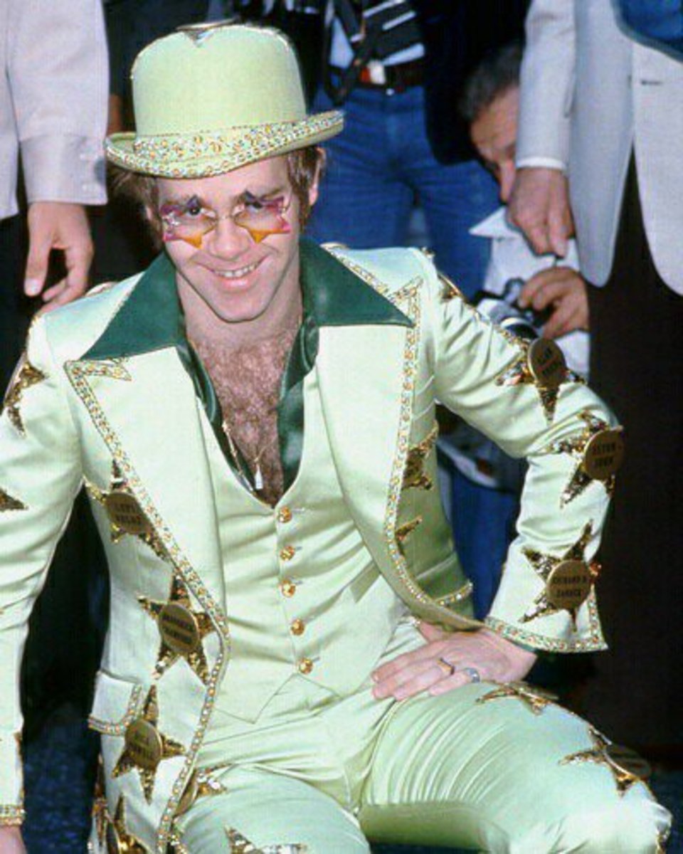 Elton John - in one of his fabulous outfits!