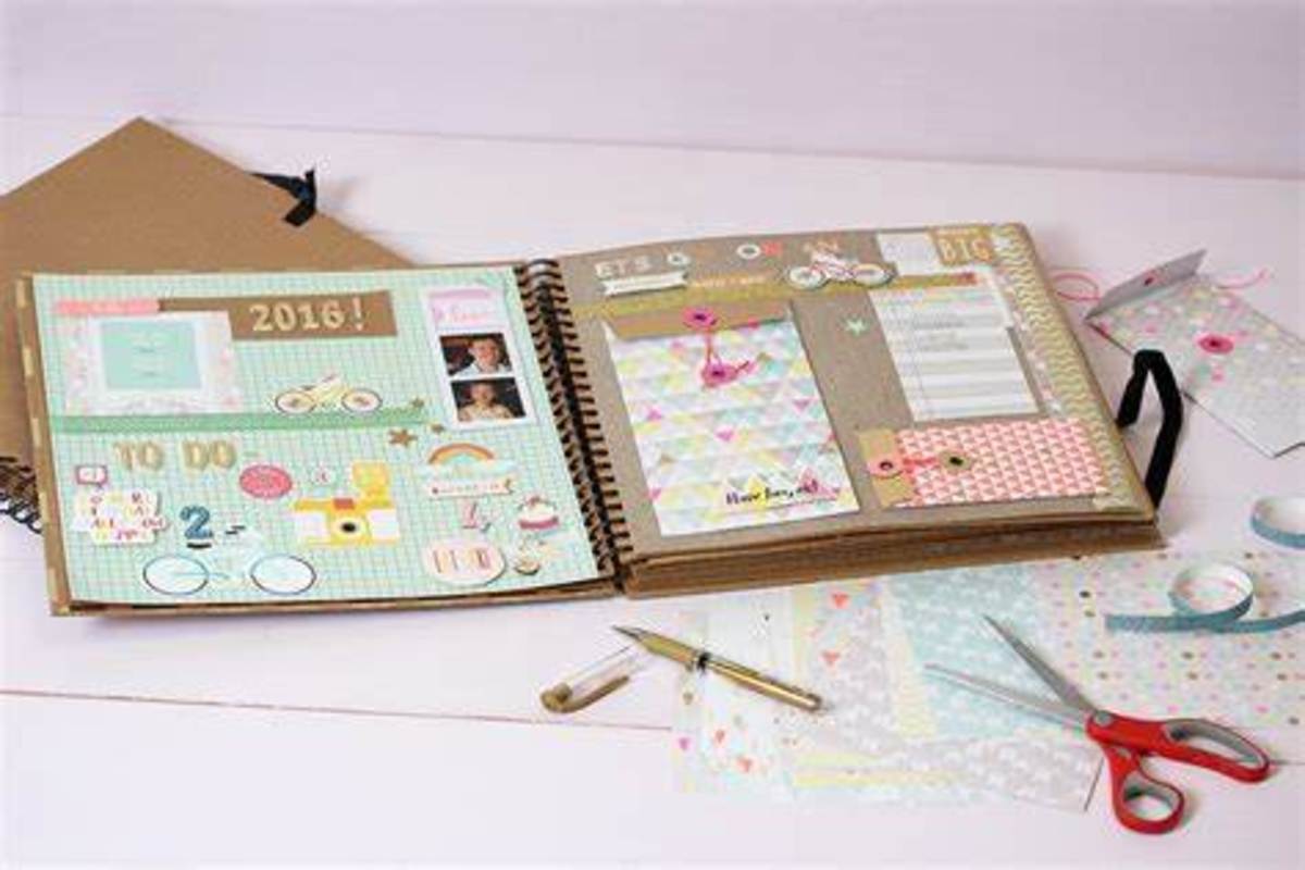 Learn how to make scrapbook pages the easy way 