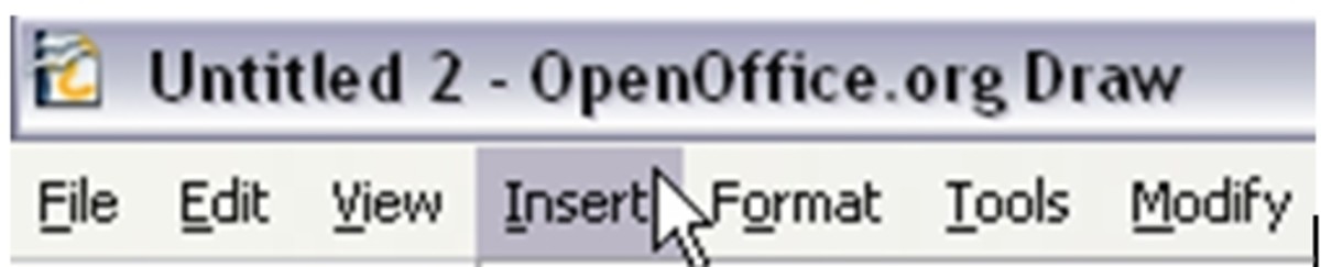 Open Office untitled menu