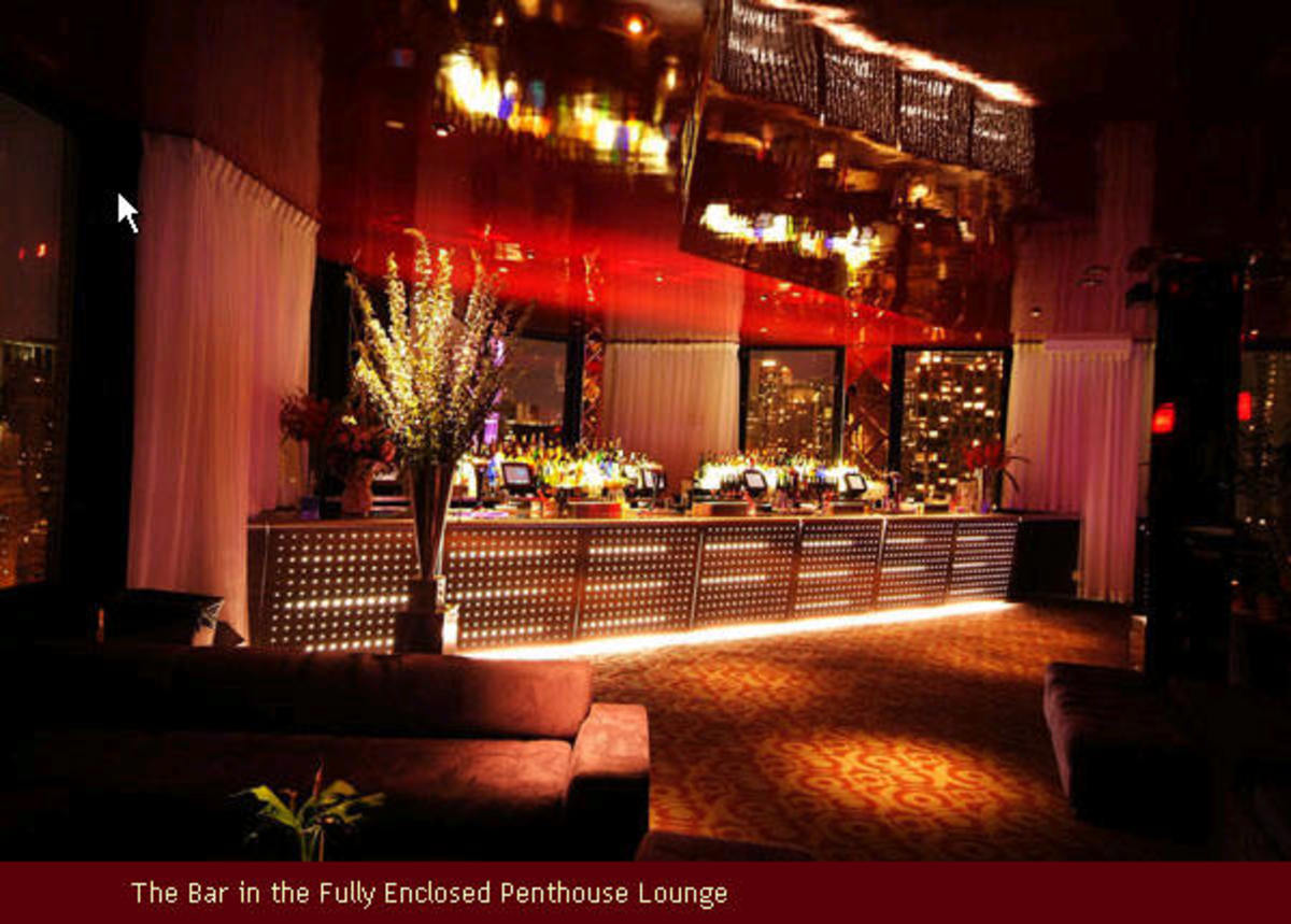 Who would want to be in the enclosed bar? Well, I would ... smack in the middle of winter!