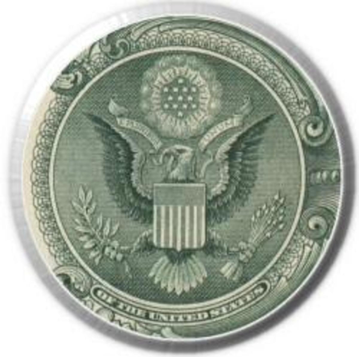 Symbols On The 1 Dollar Bill