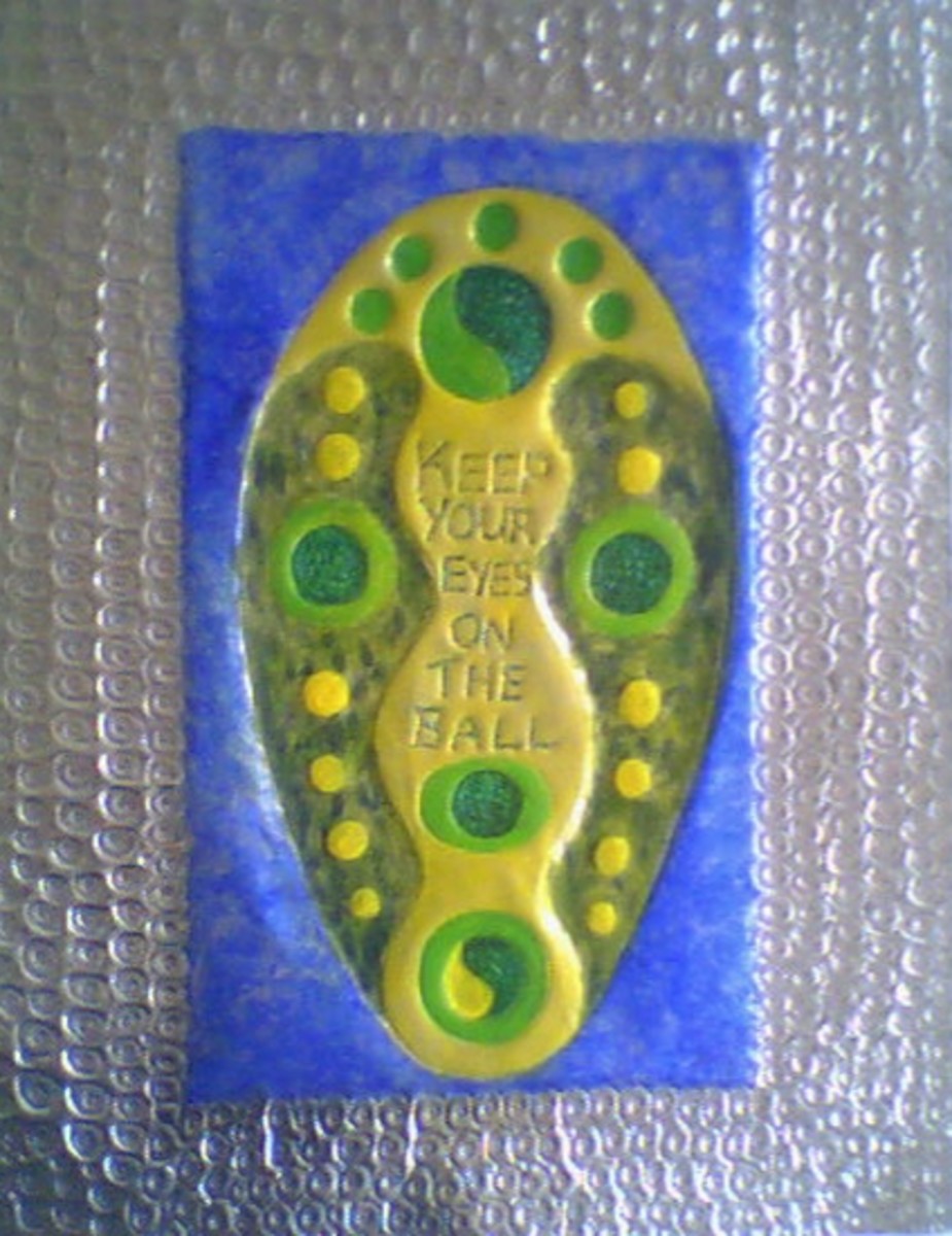 Personalized Inspirational Art Gift by Injete Chesoni: Abstract Metal Art, Acrylic Painting