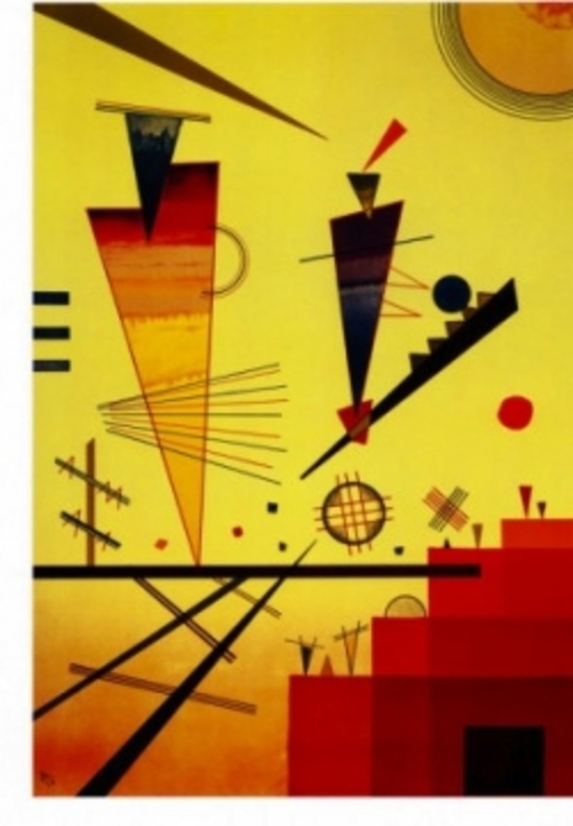 Merry Structure by Wassily Kandinsky 