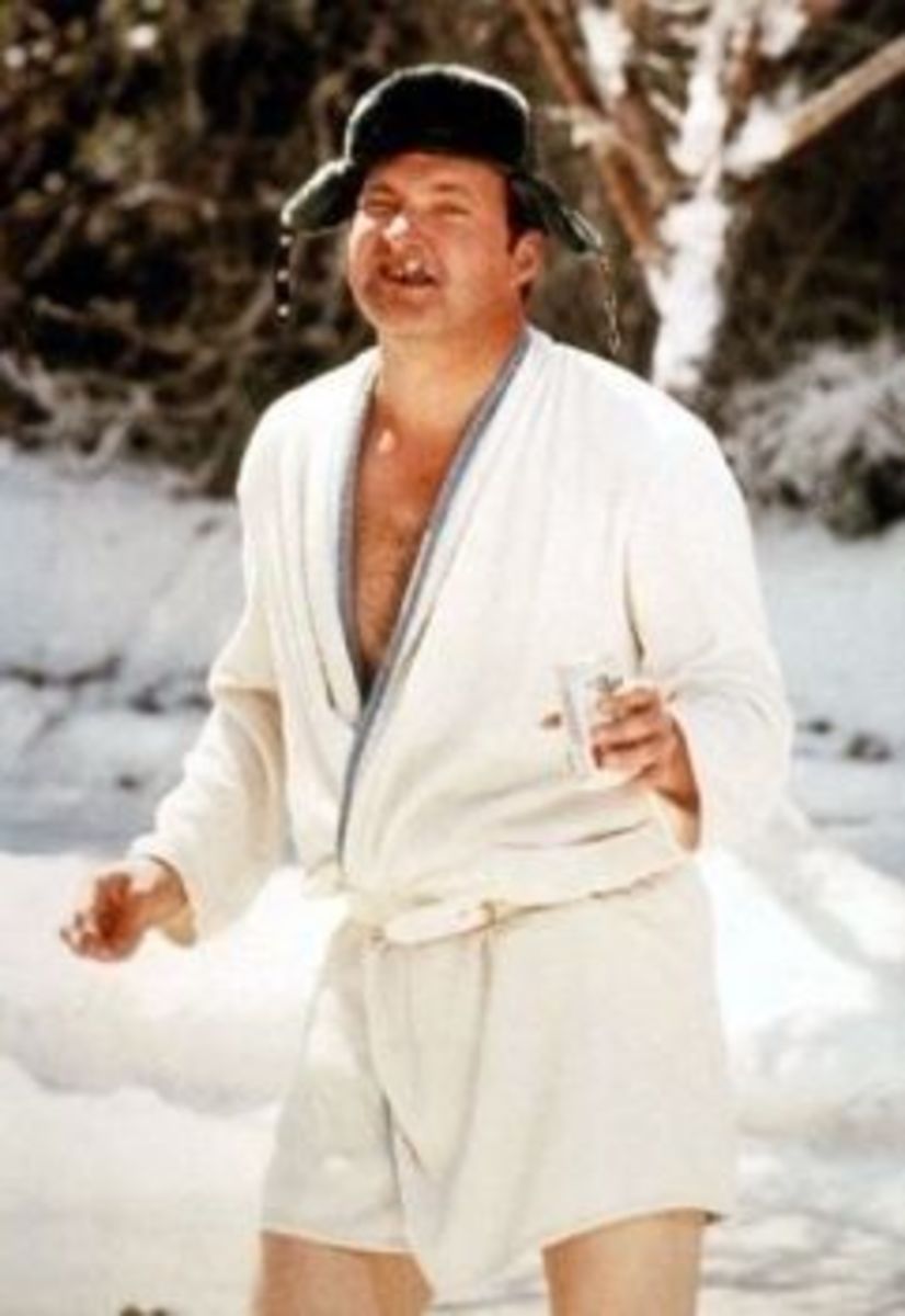 "Oh, the silent majesty of a winter's morn... the clean, cool chill of the holiday air... an a$$hole in his bathrobe, emptying a chemical toilet into my sewer..."