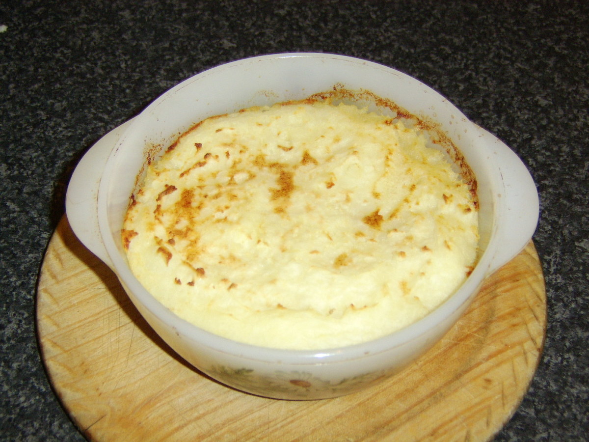 The Cottage Pie Comes Out of the Oven