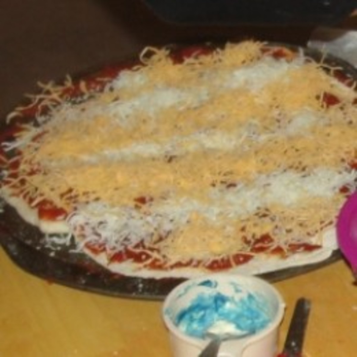 Making planet pizzas in Part 1: Solar System Lesson
