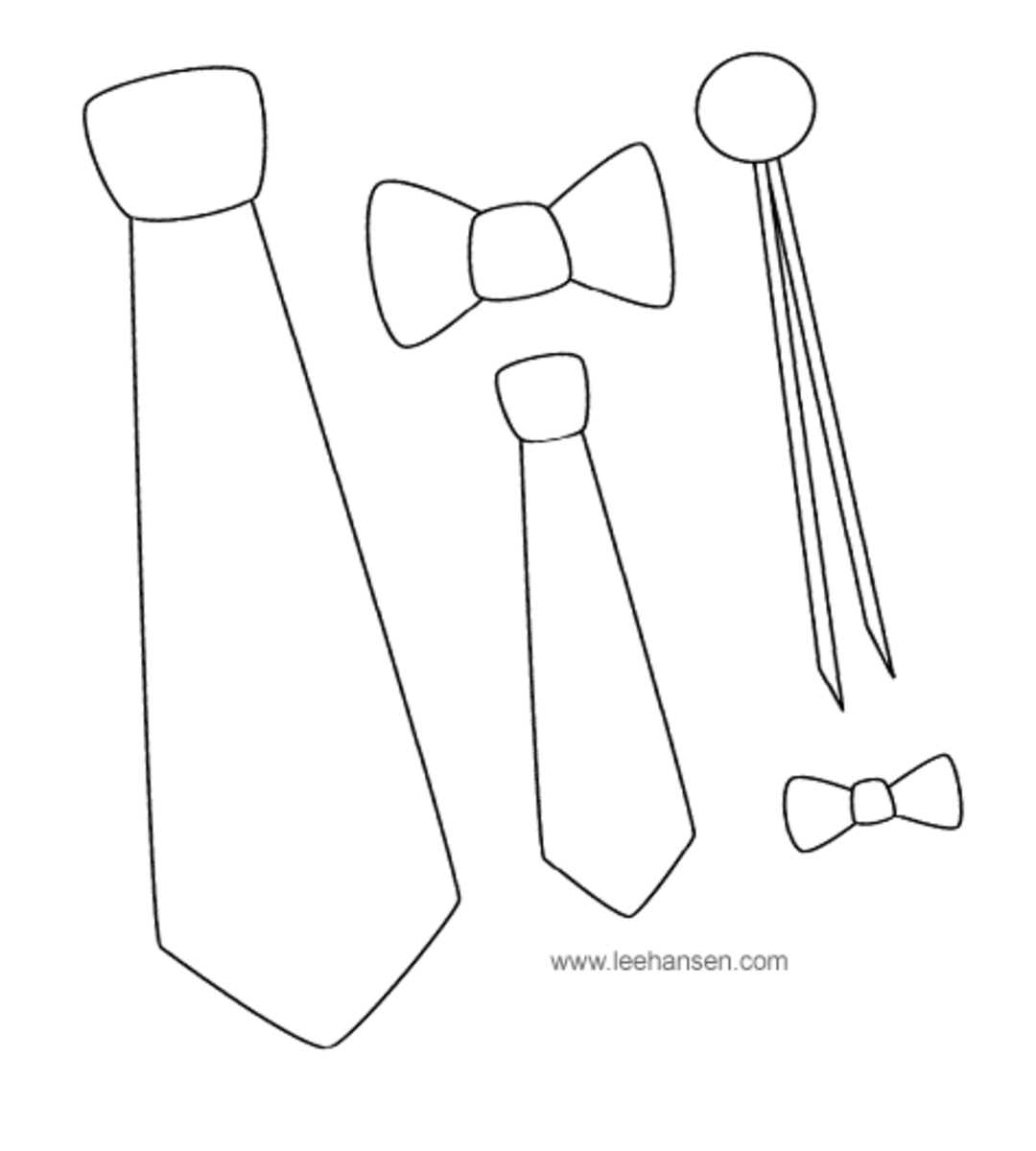Как рисовать галстук