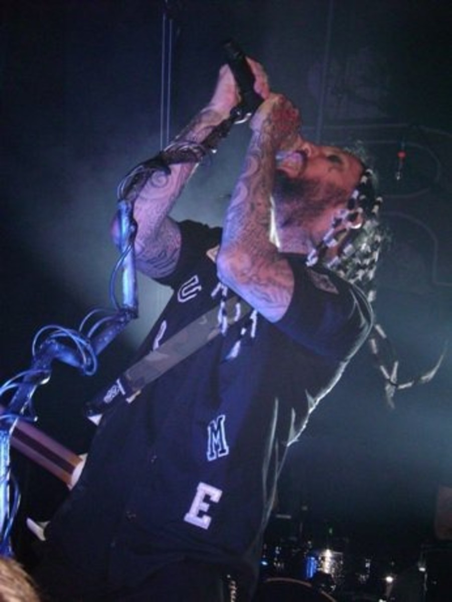 Brian "Head" Welch guitarist and backing vocalist for Korn