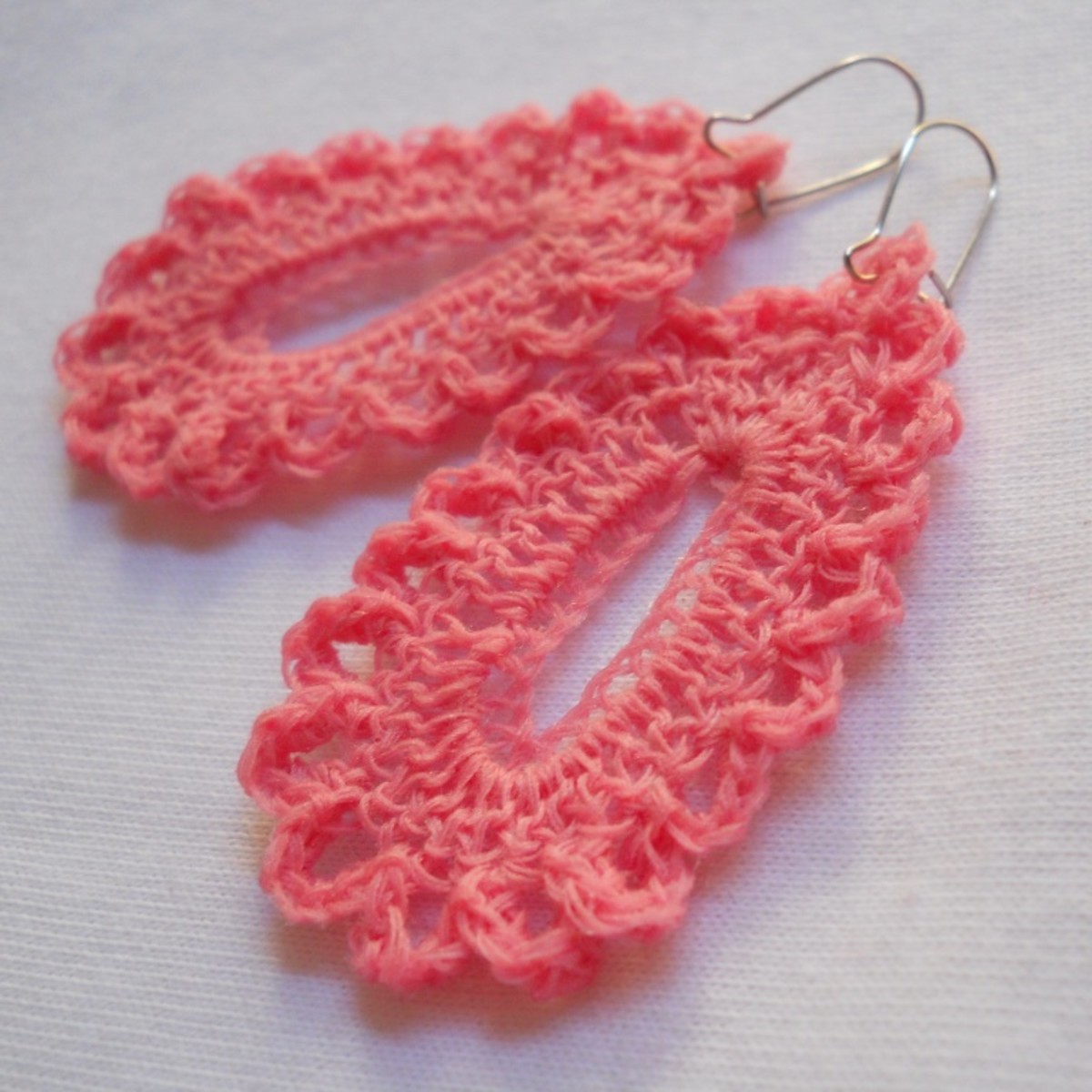 Crochet Teardrop Earring #5