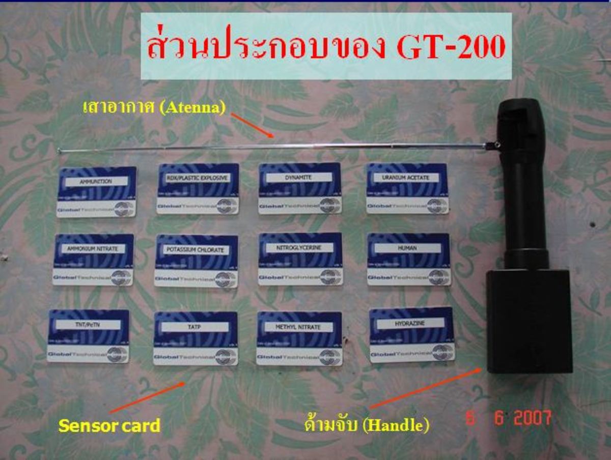 GT200 and "signature cards" on display in Thailand