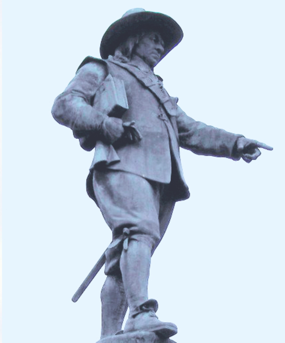 One of only four remaining statues of Oliver Cromwell in Britain.Hero or Villain? You decide. Oliver Cromwell, St.Ives. Cambridgeshire. Copyright mamulcahy