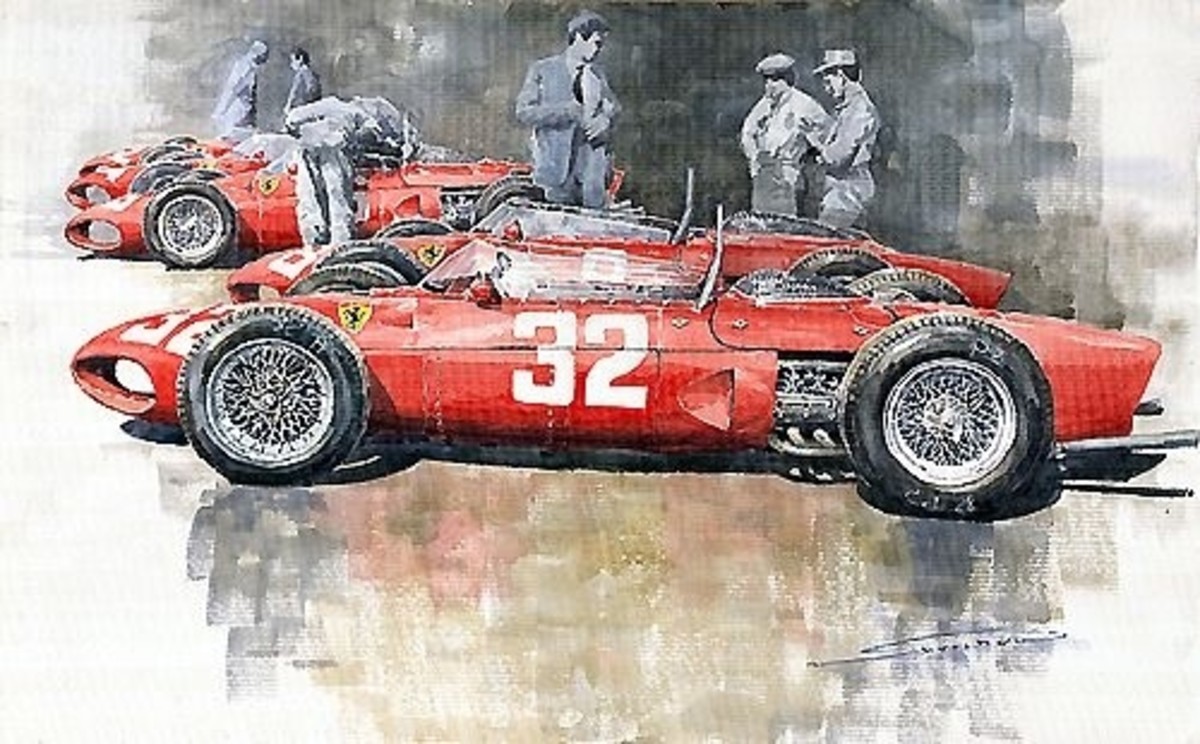 Ferrari 156 Italian GP 1961 by Yuriy Shevchuk