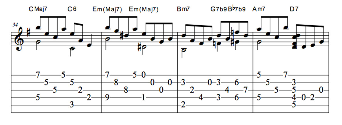 jazz-guitar-god-bless-the-child-chord-melody