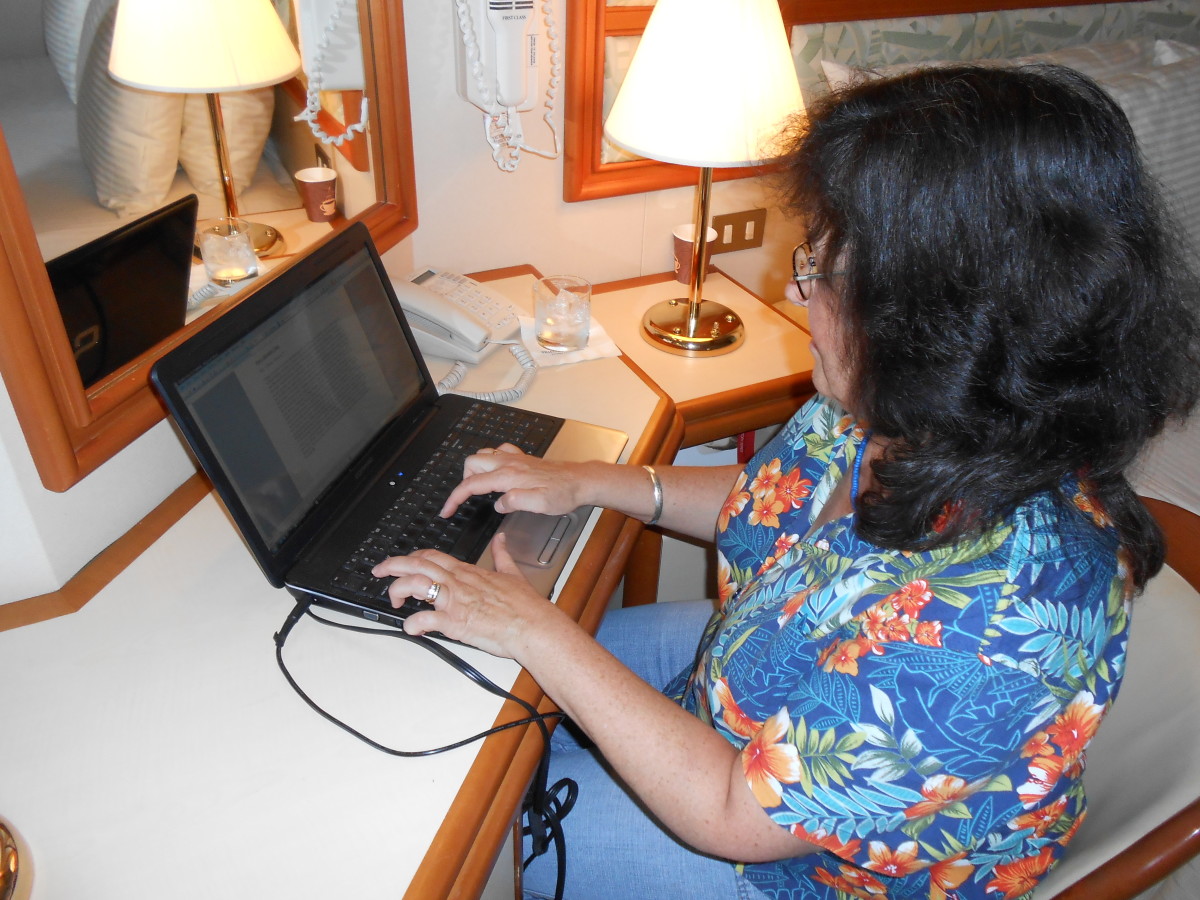 A Freelance Writer in Action!