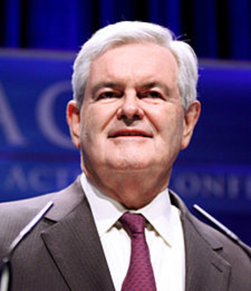 REPUBLICAN PRESIDENTIAL CANDIDATE NEWT GINGRICH