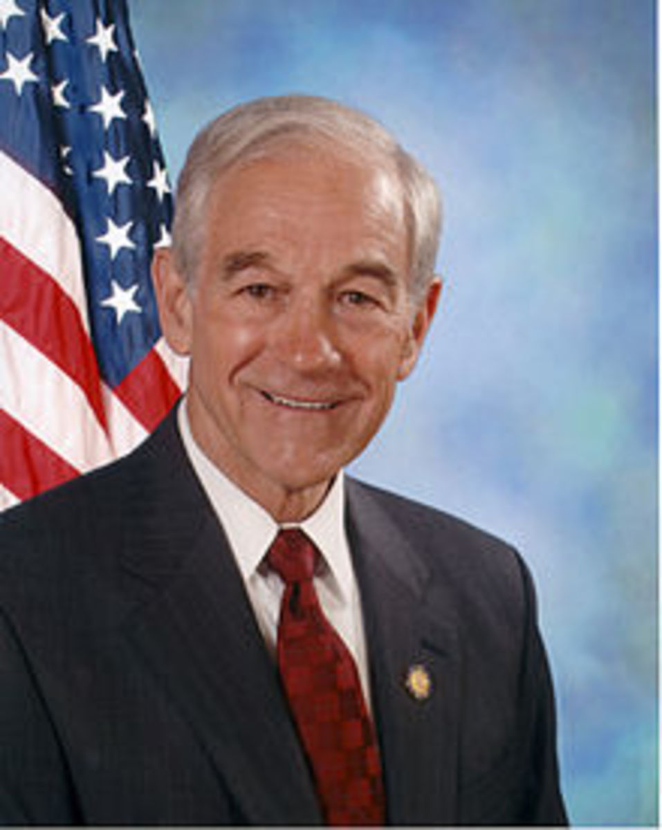 REPUBLICAN PRESIDENTIAL CANDIDATE RON PAUL