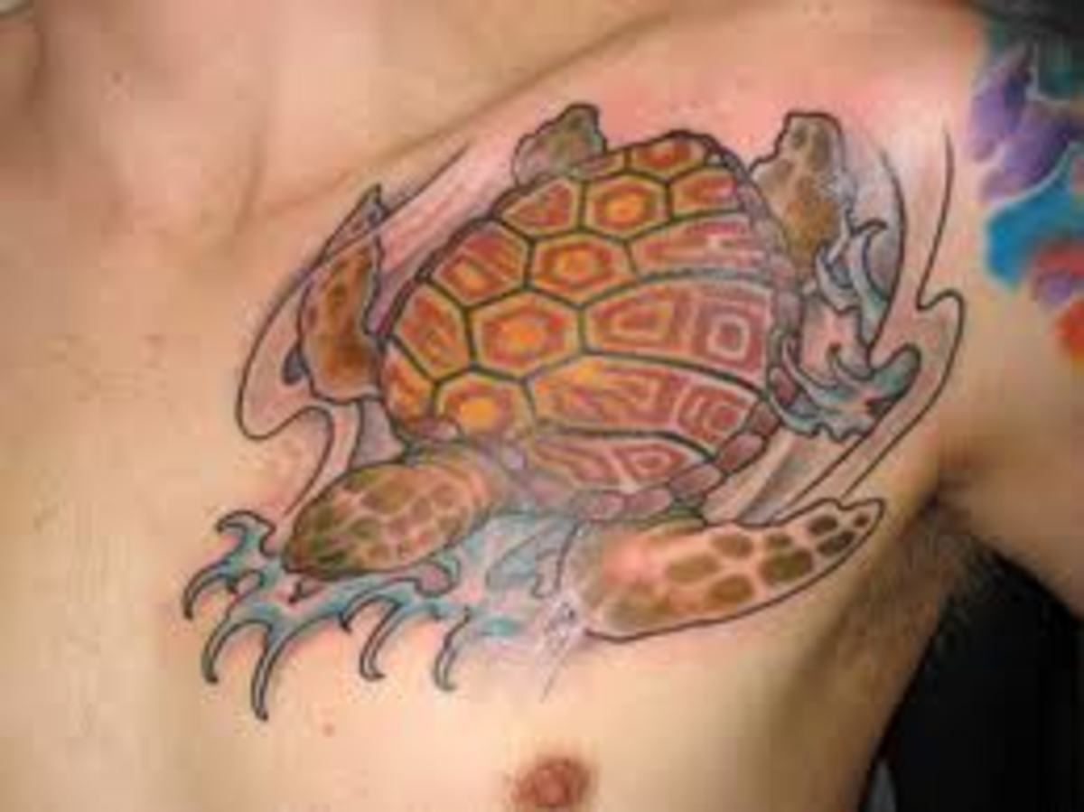 Marketplace Tattoo Japanese Half Sleeve  Japanese Turtle Tattoo Designs   Free Transparent PNG Clipart Images Download