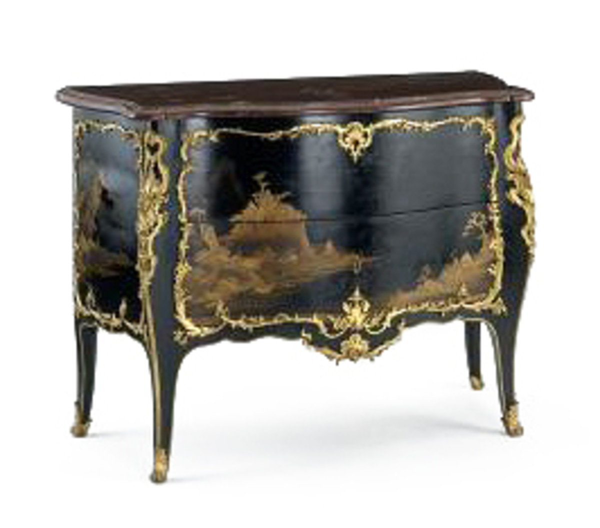 How to Faux Paint your Dresser to look like Asian Lacquer
