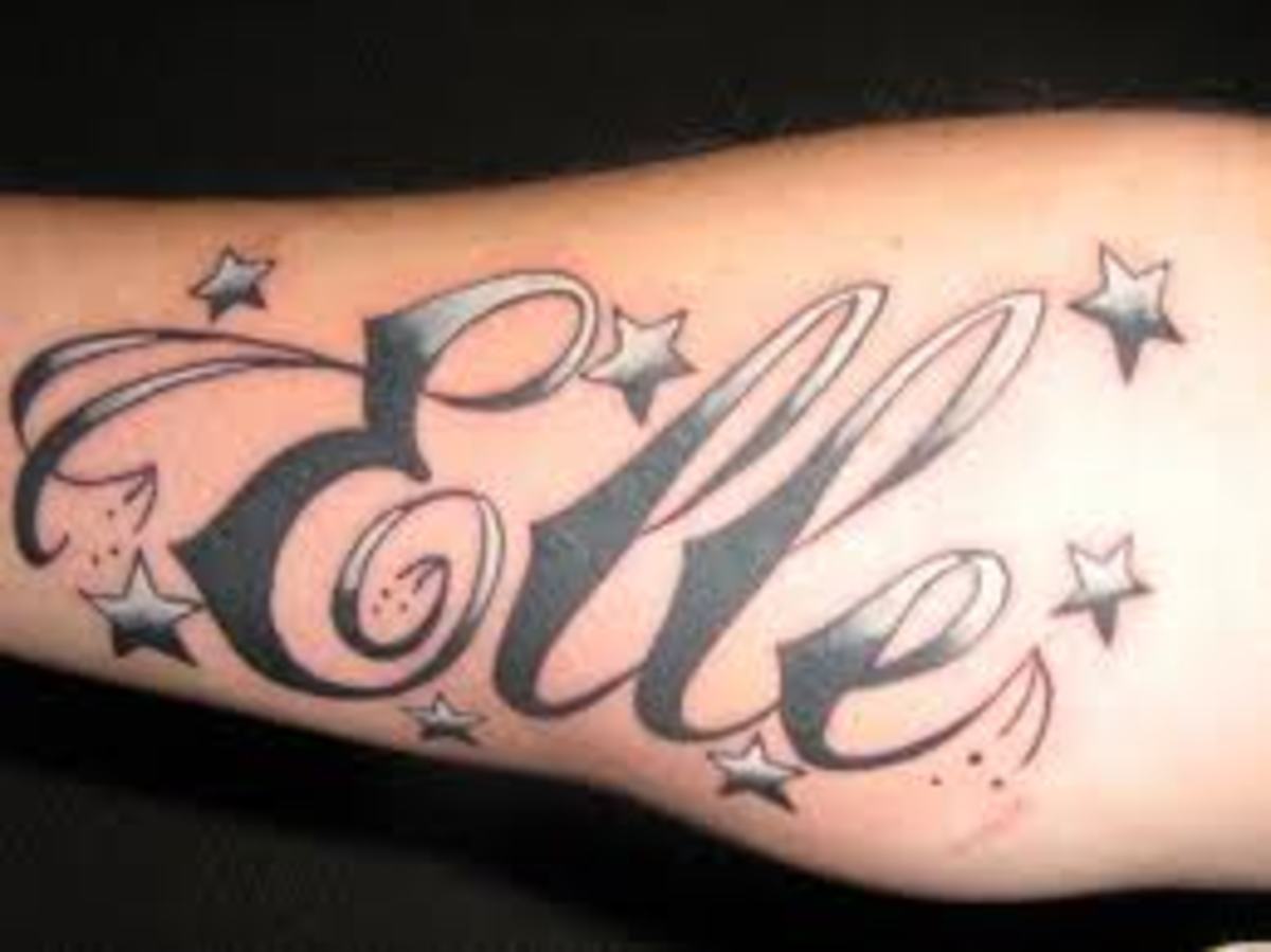 Name Tattoos-Name Tattoo Designs-Name Tattoo Meanings And Ideas - HubPages
