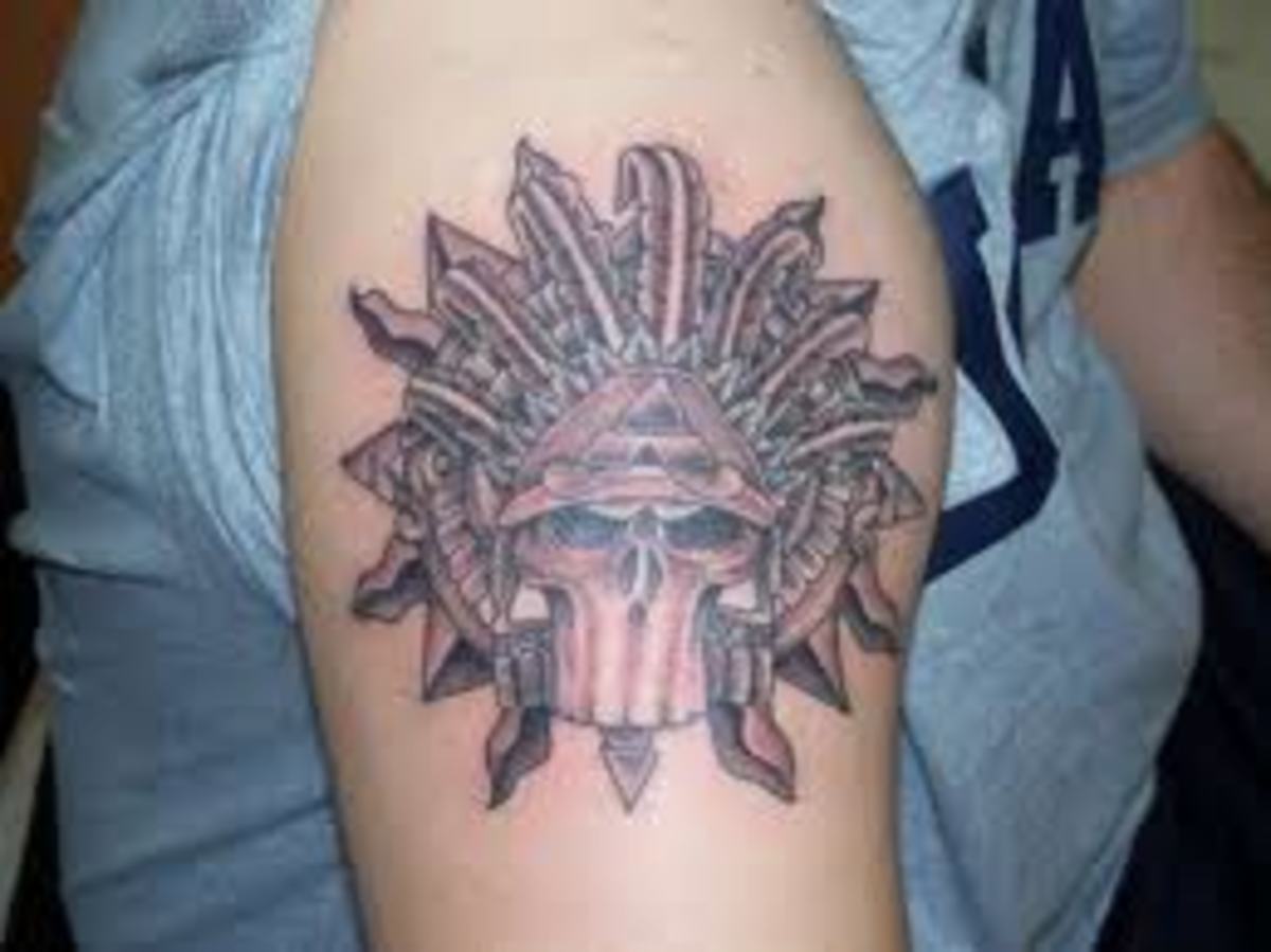 Aztec Tattoo Designs And Meanings-Aztec Tattoo Ideas And Symbolism