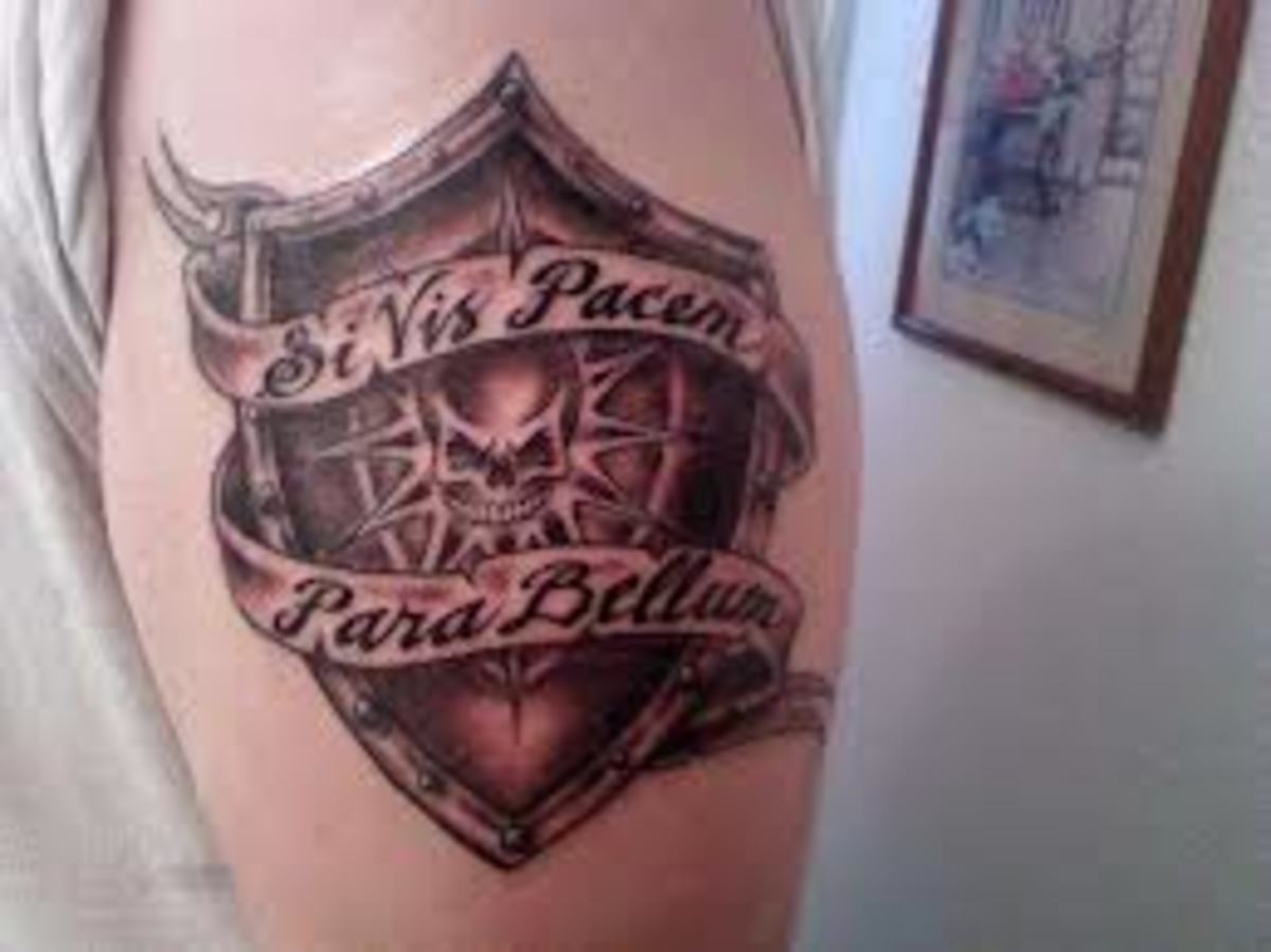 Shield Tattoos And Designs-Shield Tattoo Meanings And Ideas-Shield Tattoo Pictures