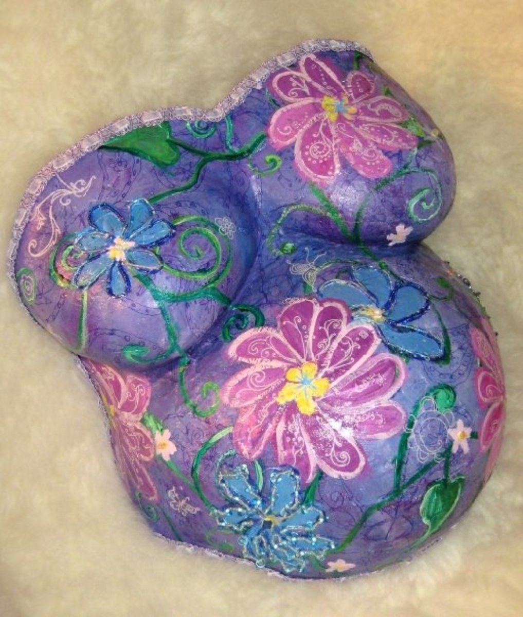 Pregnant Belly Art: How to Make A Belly Cast, Instructions, Ideas, and Examples Included.