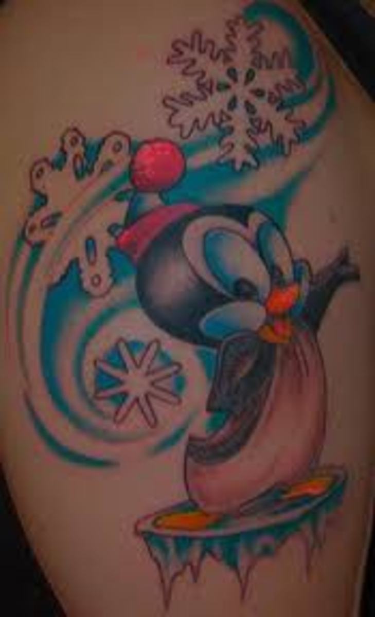 Penguin Tattoos And Designs-Penguin Tattoo Meanings And Ideas-Penguin Tattoo Pictures