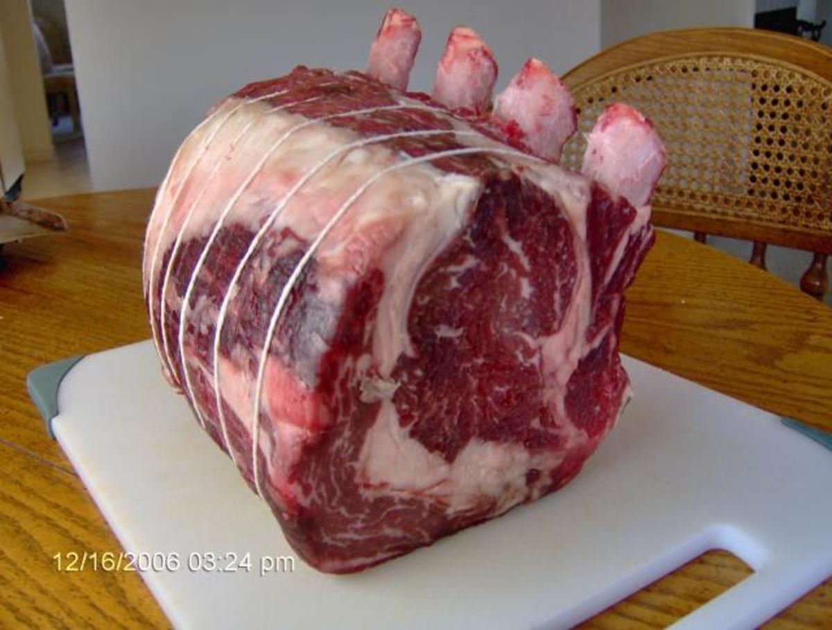 How to tie a prime rib for cooking