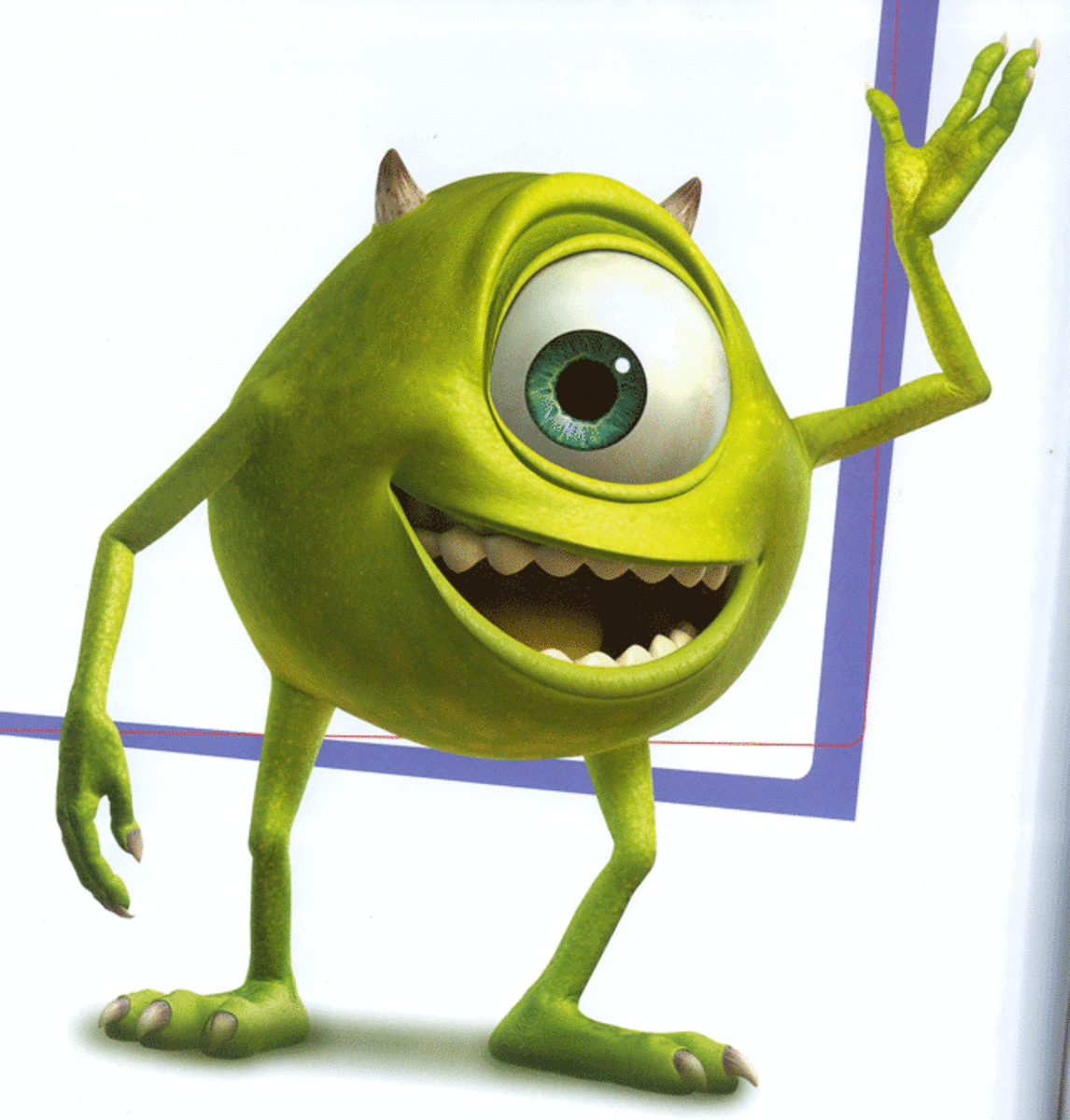 Mike Wazowski took his girlfriend Celia to eat sushi in 2001's "Monsters, Inc."
