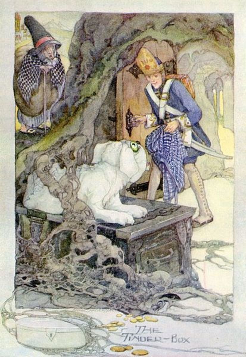 Иллюстрации Hans Christian Andersen Tinderbox