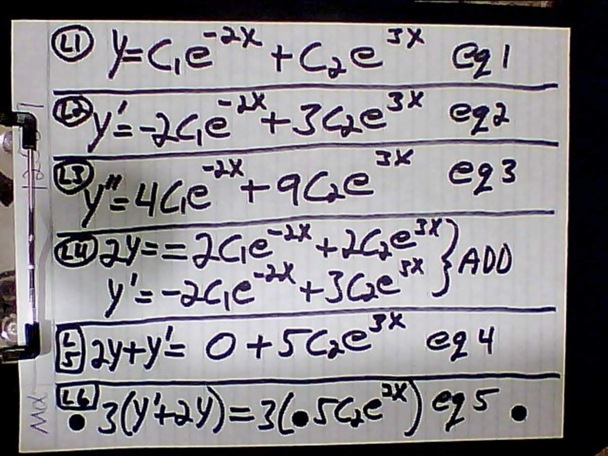 differential-equations-part-1-elimination-of-arbitrary-constants