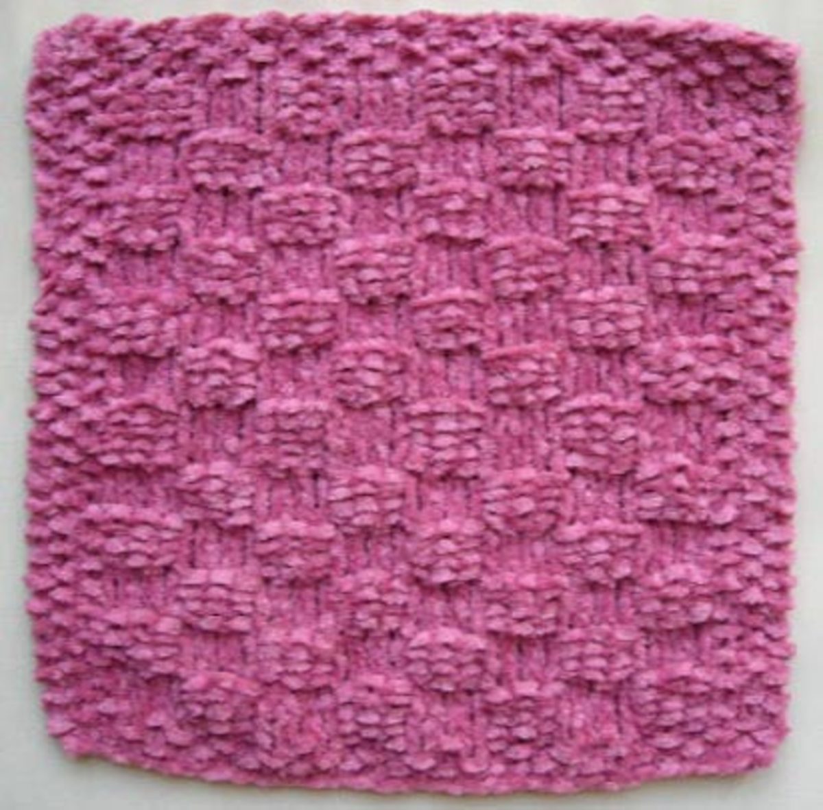 Reversible Chenille Facecloth