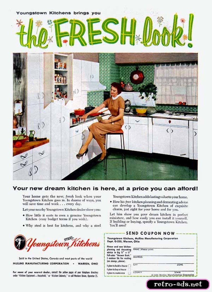 Youngstown Kitchen Ad 1955