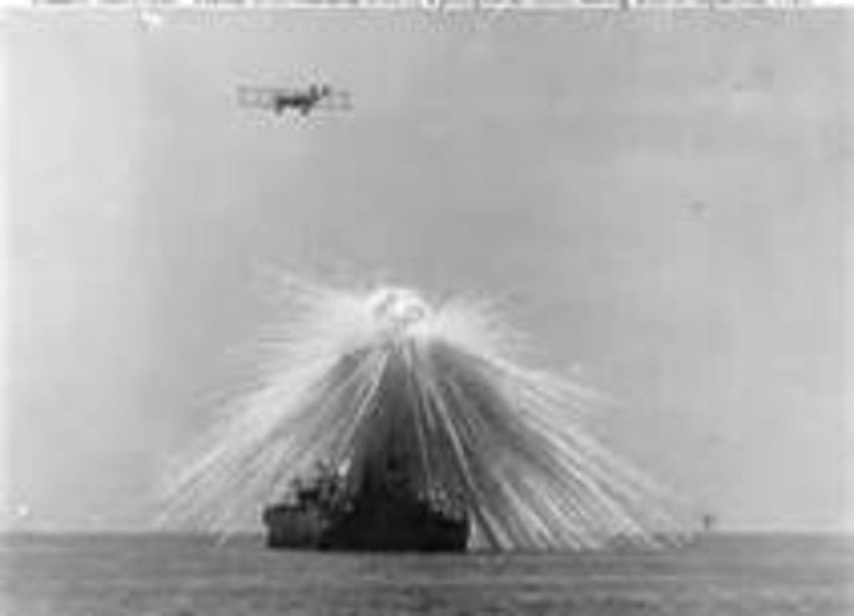 Effects of a white phosphorous bomb