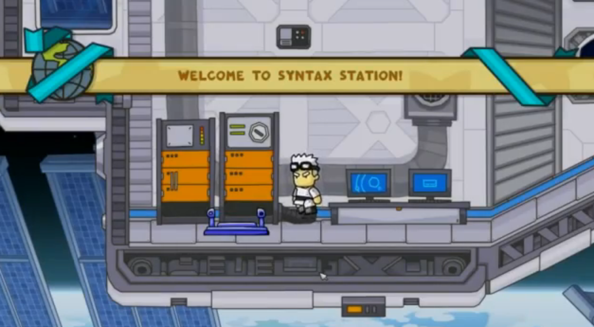 Scribblenauts Unlimited walkthrough Palindromeda and Syntax Station