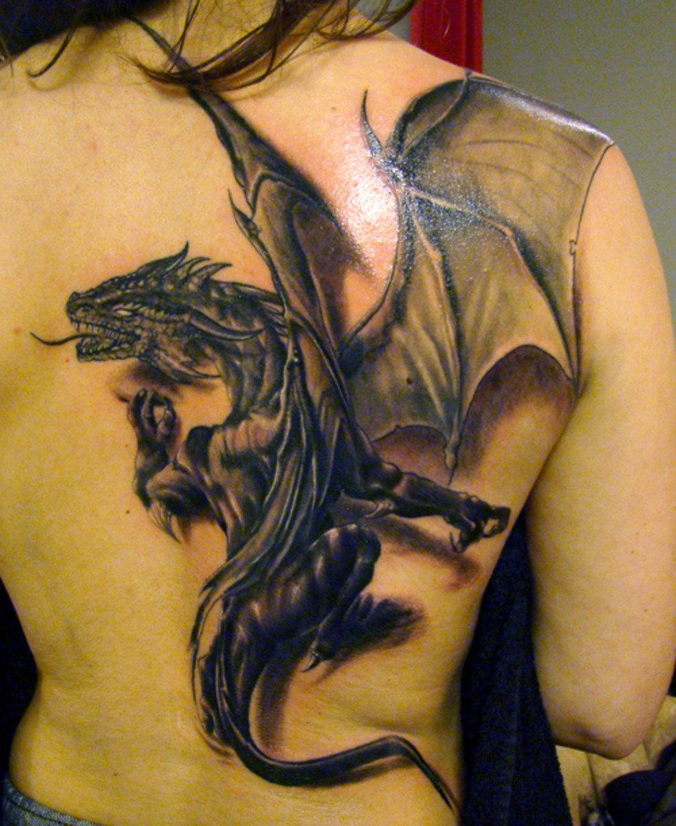 Western Dragon Tattoo by Lucky978 on deviantART | Dragon tattoo designs,  Watercolor dragon tattoo, Blue dragon tattoo